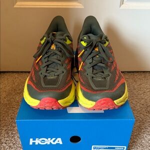 Men's Hoka One Speedgoat 5 Trail Shoes - Thyme Fiesta